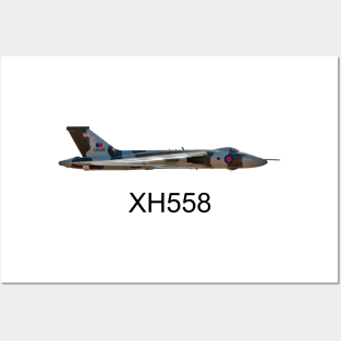 XH558 Avro Vulcan Posters and Art